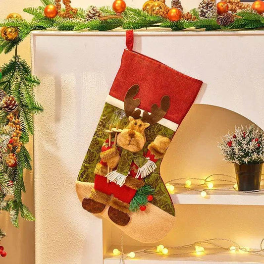 Christmas Decorations Large Cartoon Candy Bag - www.Shopthatapp.com