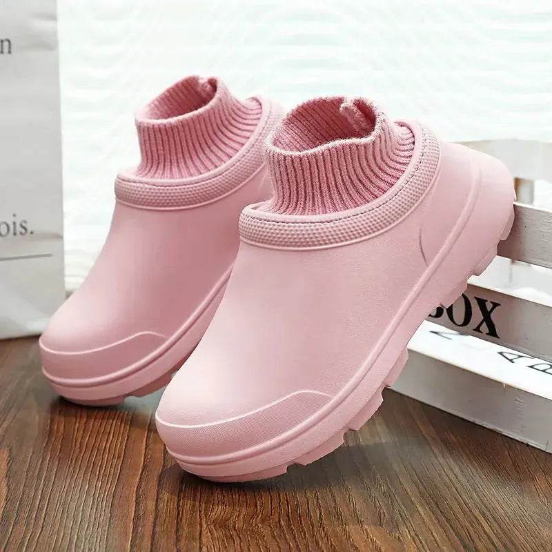 Winter Women's Fashionable Waterproof Cotton Slippers - www.Shopthatapp.com