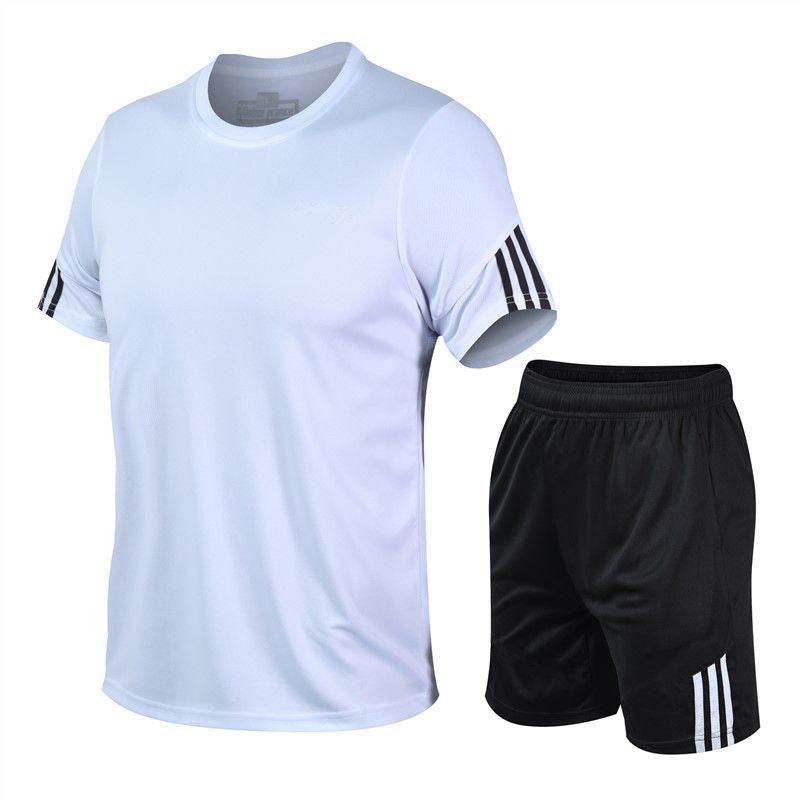 2pcs Men's Sportwear Soccer Football Active wear Fitness wear for men - www.Shopthatapp.com