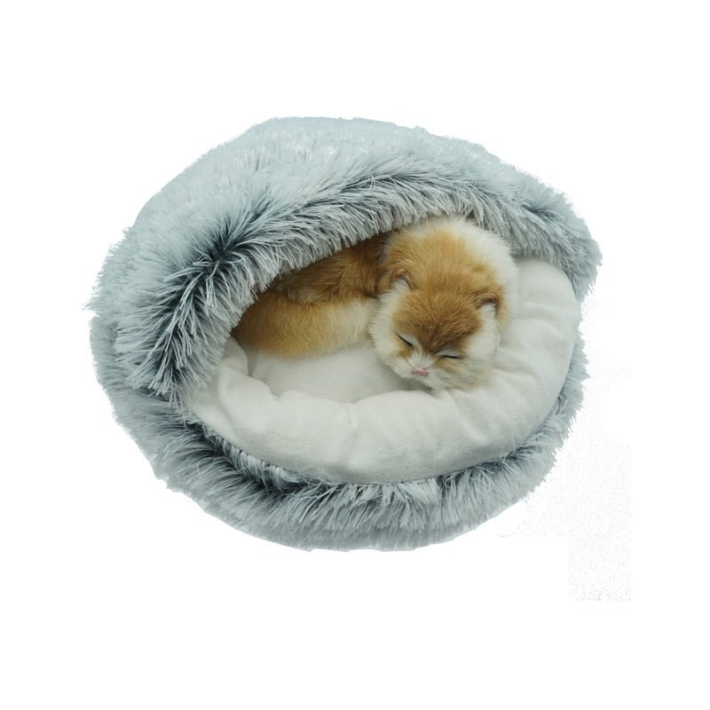 2 In 1 Long Plush Pet Bed - www.Shopthatapp.com