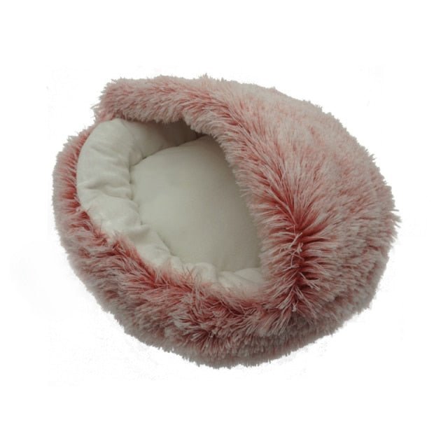 Lit long en peluche 2 en 1 pour animaux de compagnie
