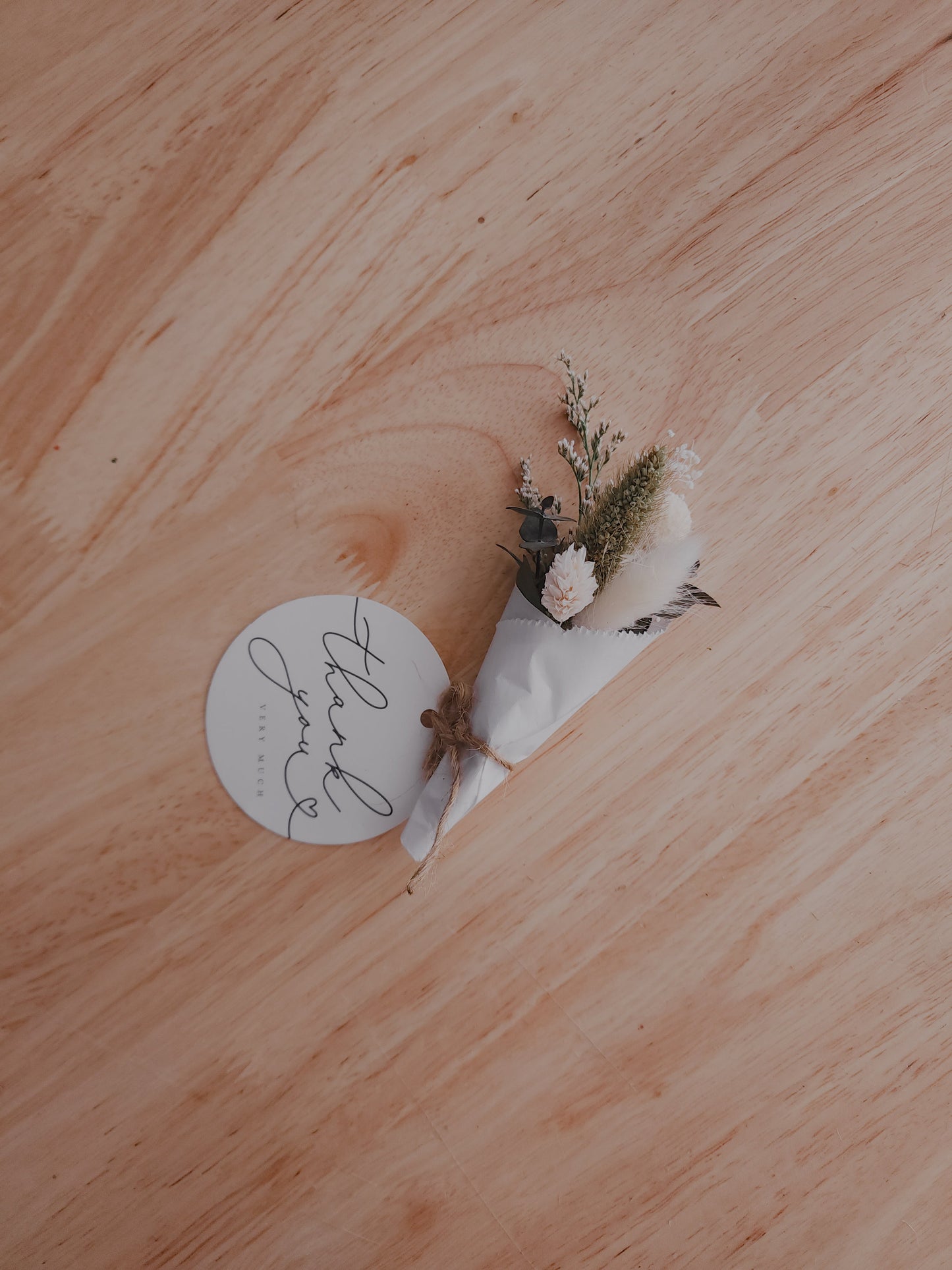 Mini bouquet de faveur pour événement