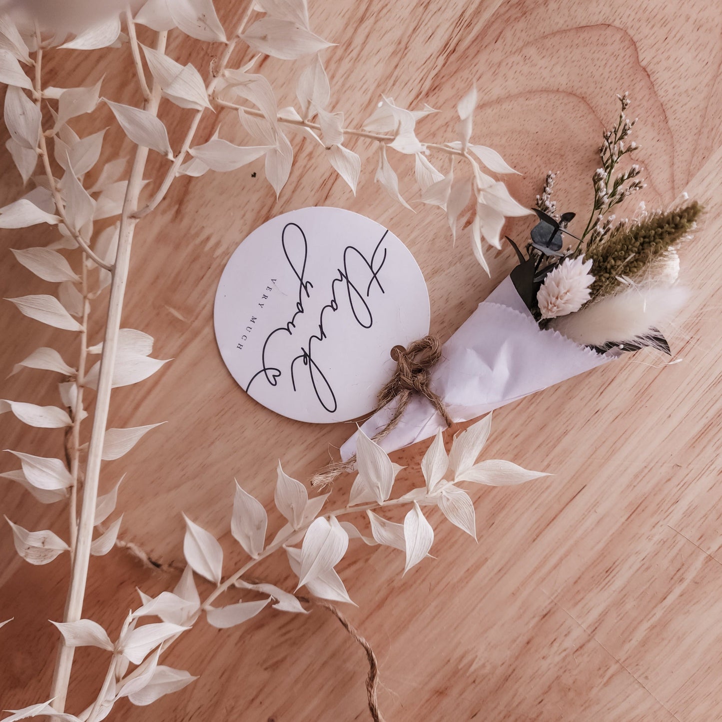 Mini bouquet de faveur pour événement