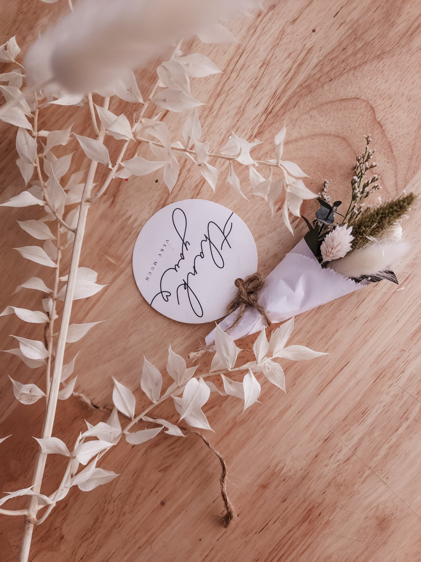 Mini bouquet de faveur pour événement