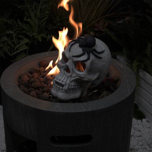Demon Skull,Suitable For Outdoor Fireplace And Fire Pit, Halloween Decoration - www.Shopthatapp.com