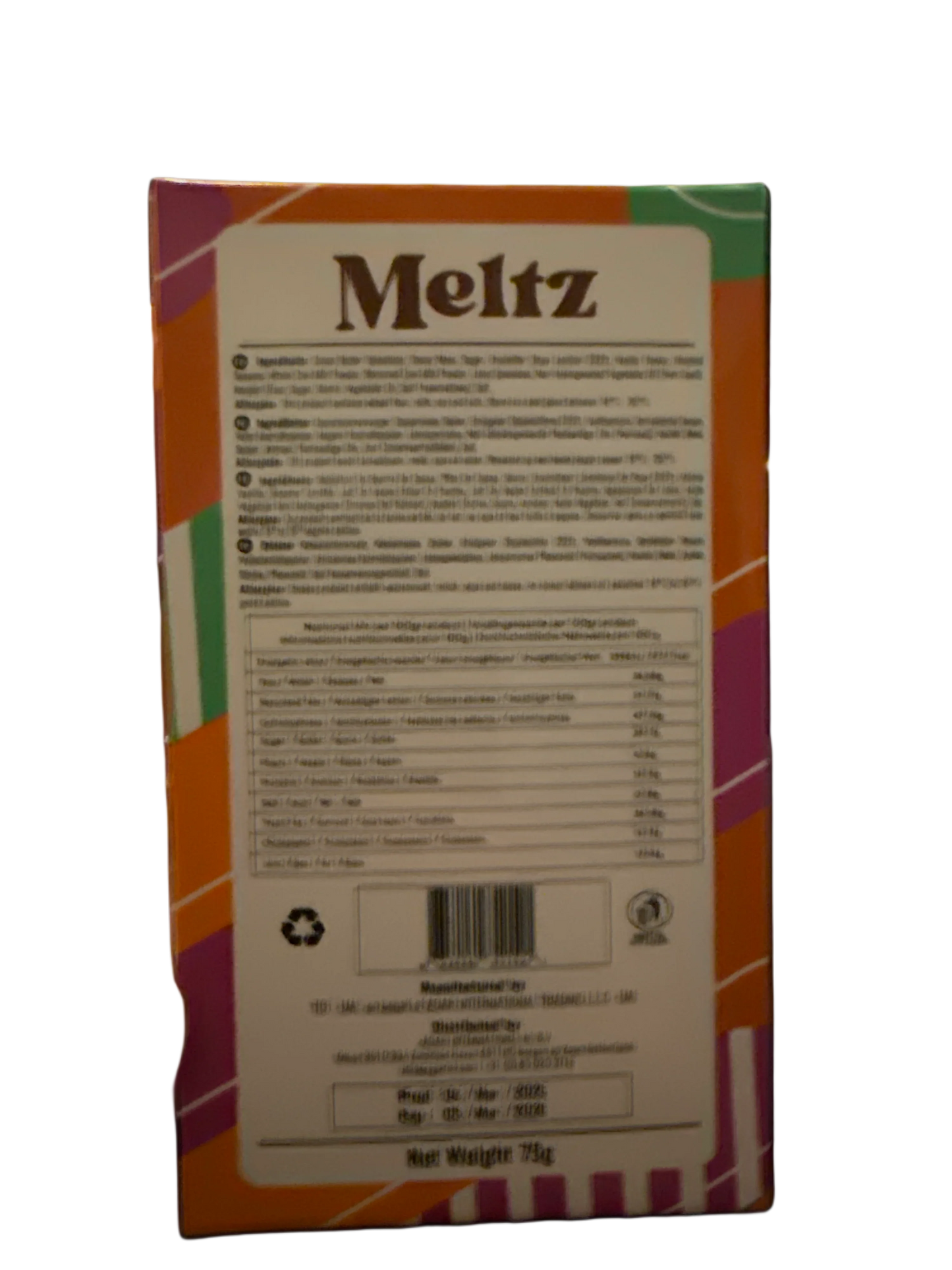 Meltz Dubai Chocolate Lotus Knafeh Flavour 75G - Dubai Edition - www.Shopthatapp.com