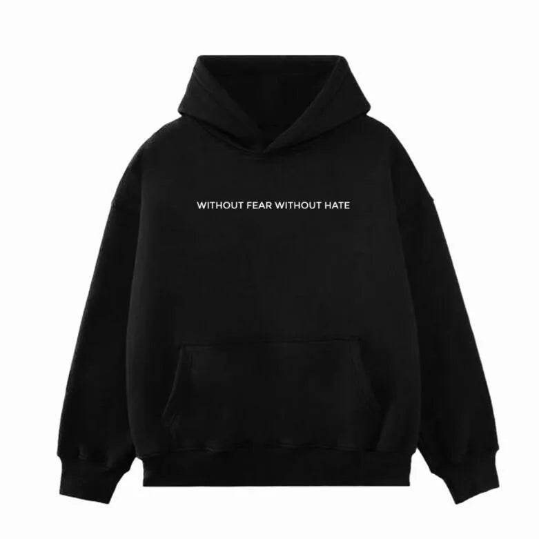 Simple Autumn Black Hoodie Pullover sweatshirt - www.Shopthatapp.com