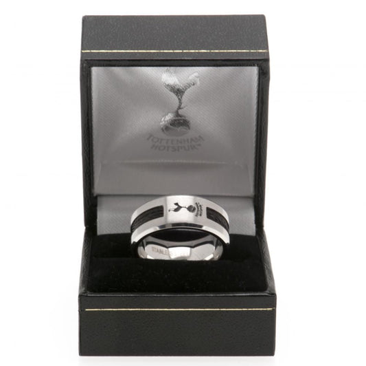 Tottenham Hotspur FC Black Inlay Ring Medium - www.Shopthatapp.com