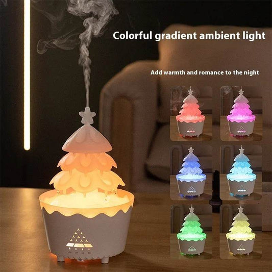 2024 New Design Essential Oil Aroma Diffuser Household Mute Small Remote Control Humidifier Suitable For Home Christmas Gift - www.Shopthatapp.com