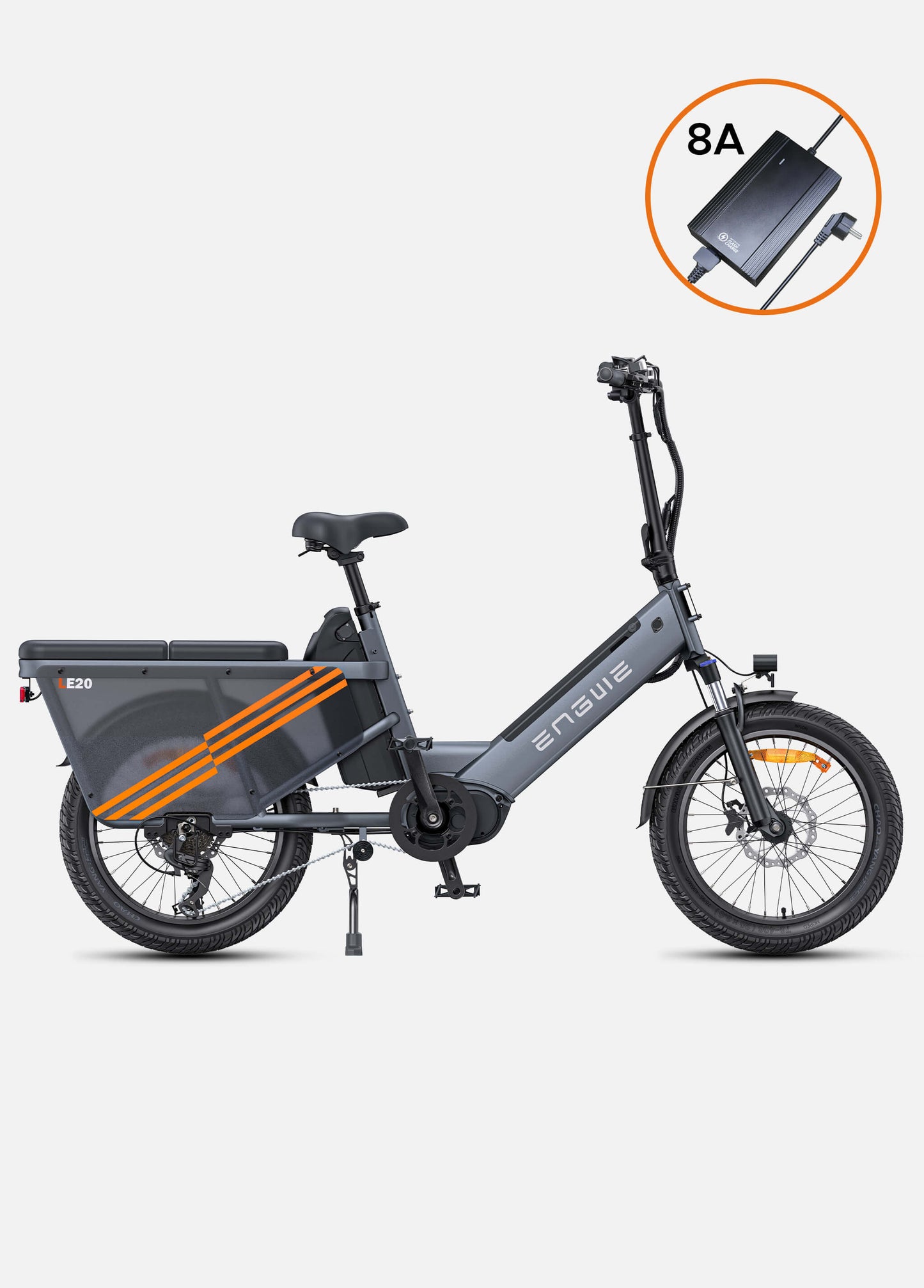 ENGWE LE20 250W Mid-drive Torque sensor Step-Thru Cargo Ebike - www.Shopthatapp.com