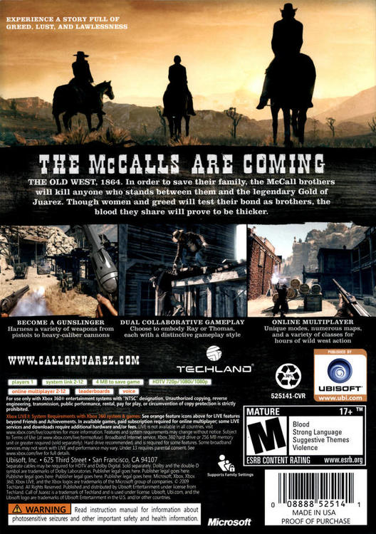Call of Juarez - Bound in Blood (usagé) - www.Shopthatapp.com