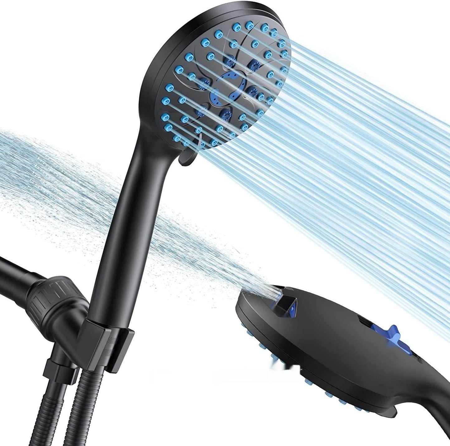 Handheld With 2 Gear Spray Gun 5 Gear Supercharged Shower - www.Shopthatapp.com