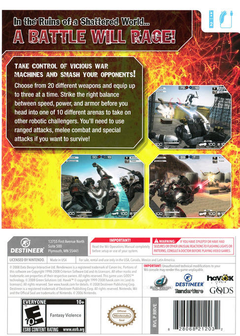 Battle Rage: Mech Conflict (usagé) - www.Shopthatapp.com