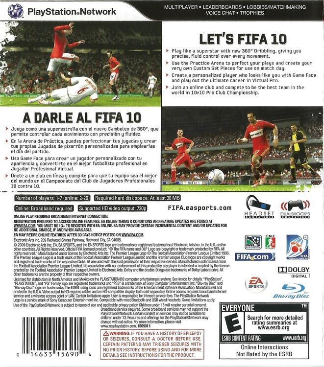 FIFA Soccer 10 (usagé) - www.Shopthatapp.com