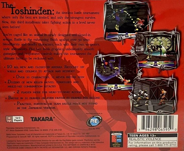 Battle Arena Toshinden 3 (usagé) - www.Shopthatapp.com