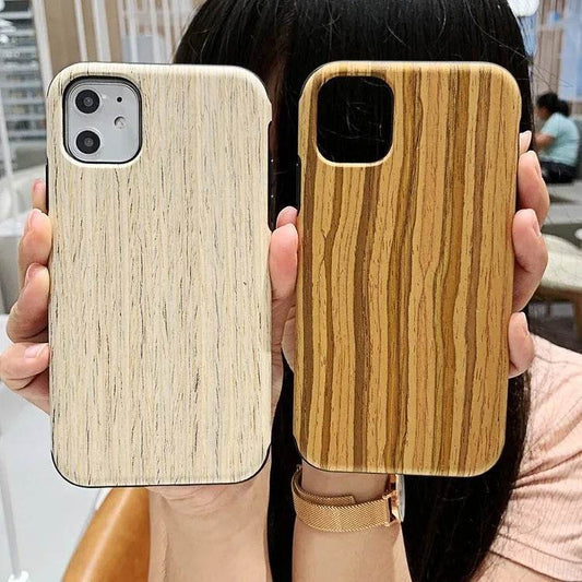 Simple Bamboo Wooden iphone Protective case Unisex - www.Shopthatapp.com