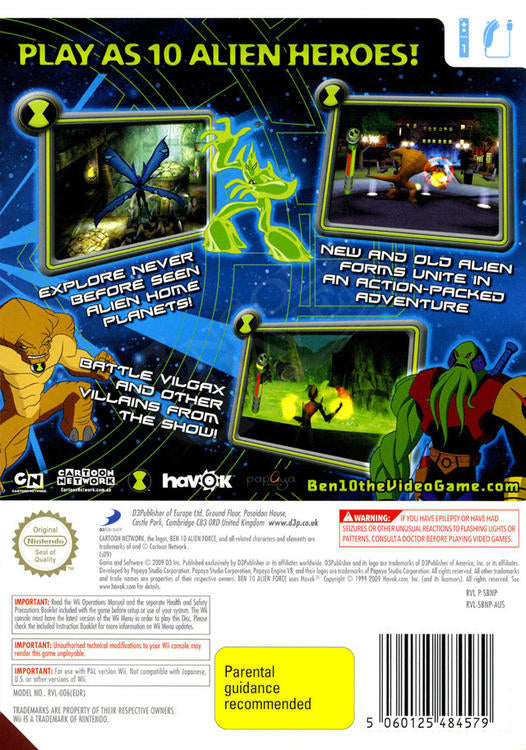 Ben 10 Alien Force: Vilgax Attacks (usagé) - www.Shopthatapp.com