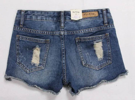 Torn Denim Shorts For Women - www.Shopthatapp.com