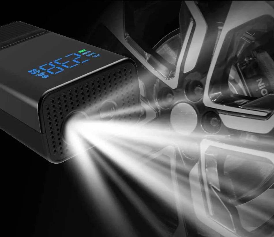 Inflatable Pump Air Compressor For Bicycle Car Boat Tire Inflator Portable Rechargeable - www.Shopthatapp.com