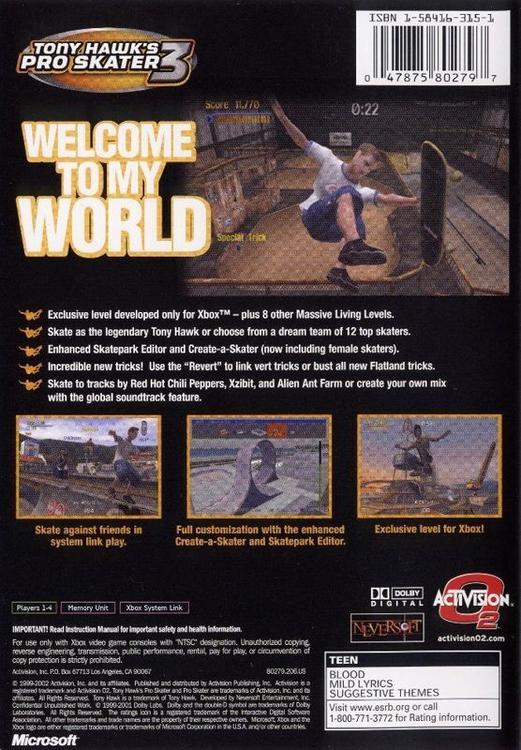 Tony Hawk's Pro Skater 3 (usagé) - www.Shopthatapp.com