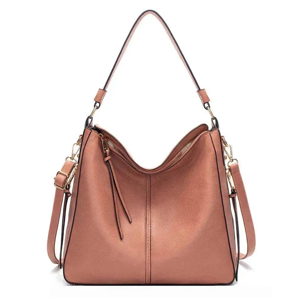 Women High Capacity PU Leather Handbags Fashion Commuting Crossbody Shoulder Hand Bag Shopping Totes - www.Shopthatapp.com