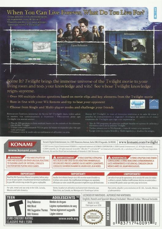 TWILIGHT - SCENE IT ? (usagé) - www.Shopthatapp.com