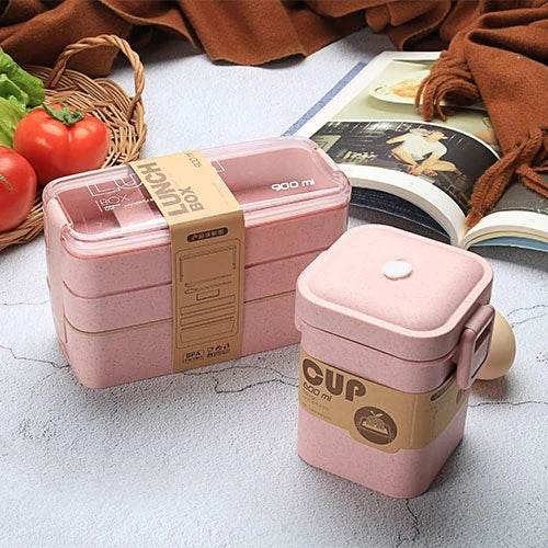 Microwave-Safe Multi Layer Lunch Box for Kids - www.Shopthatapp.com