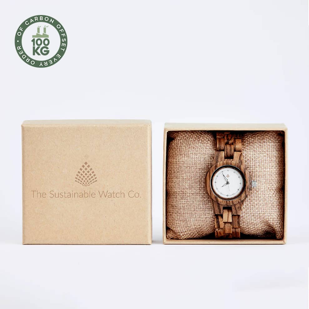 Le Pin : Montre en bois pour femme
