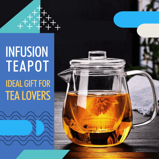 Glass Tea Infuser Teapot 600 ml - www.Shopthatapp.com