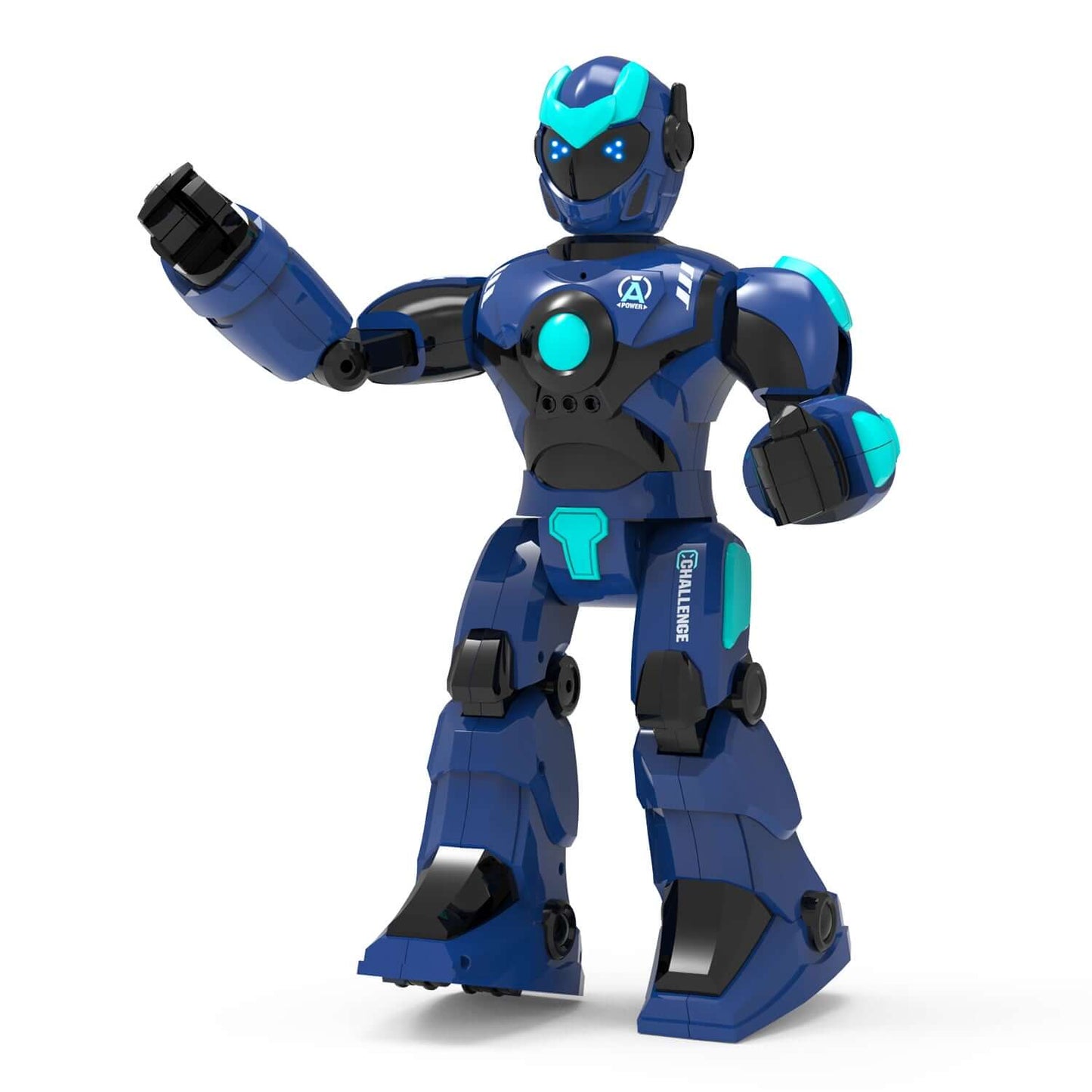 STEMTRON Sprach- und Gestenroboter für Kinder – programmierbar, blau/weiß, wiederaufladbar
