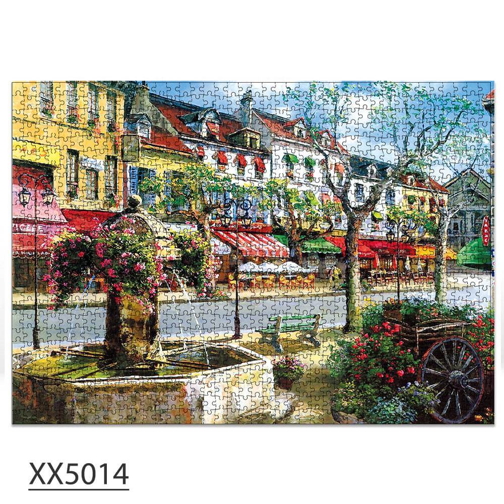 Puzzle 1000 pièces « Voyage en ville européenne » | KidsToyLover
