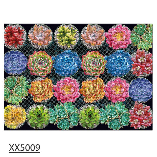 1000-Pc Succulent Plant Puzzle | KidsToyLover - www.Shopthatapp.com