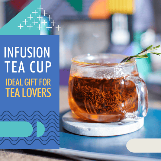 Infusion Glass Tea Cup with Infuser for Loose Tea - www.Shopthatapp.com