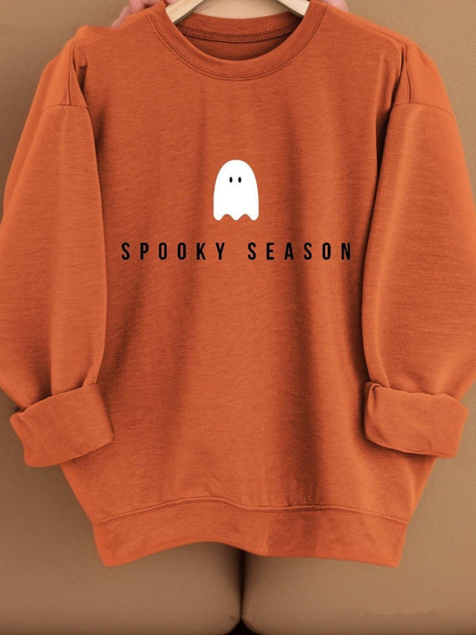 Spooky Season Halloween Graphic Sweatshirt - Women'S Casual - www.Shopthatapp.com