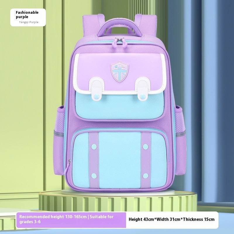 British Style Children Spine Protection water resistant Backpack for School - www.Shopthatapp.com