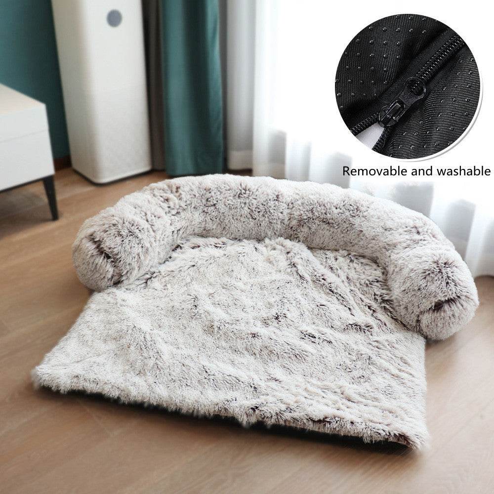 Removable Pet bed Mat Sofa Dog Bed Plush Pet Bed - www.Shopthatapp.com