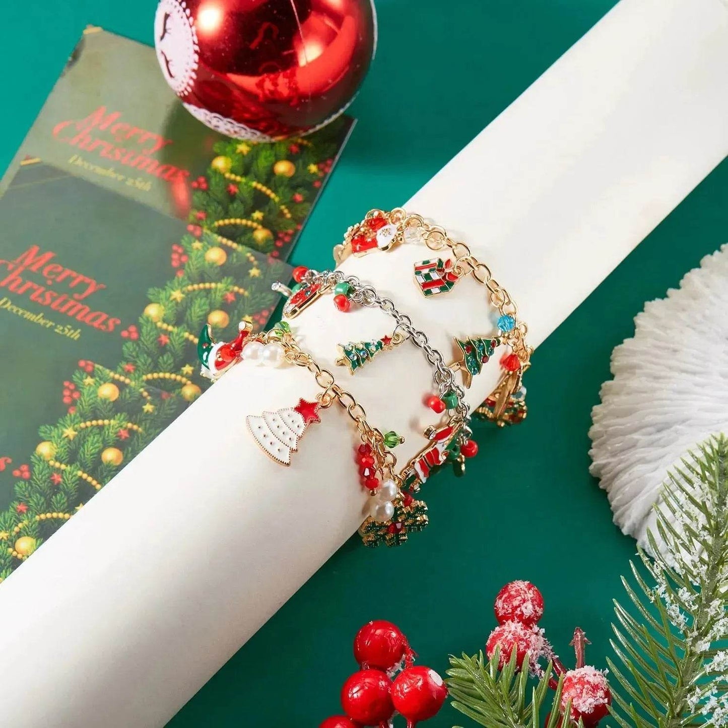 Christmas advent charm bracelet Nutcracker Charm Bracelet - www.Shopthatapp.com