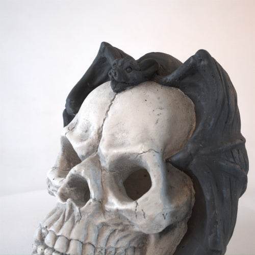 Halloween Décor - Fire Pit Demon Skull Gas Log For Ventless Vent Free, Electric, Outdoor Fireplace And Fire Pit, - www.Shopthatapp.com