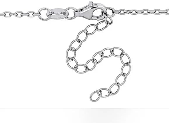 HBC 925 Sterling Silver Crystal Pendant Necklace - www.Shopthatapp.com