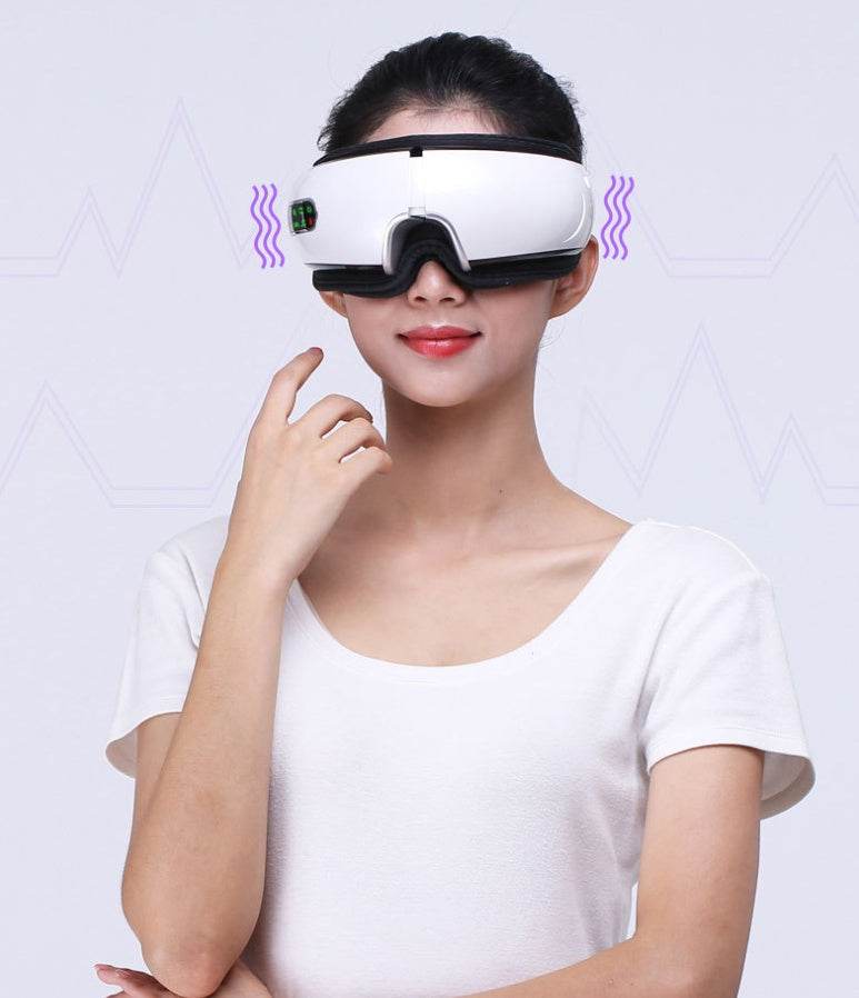 Smart eye massager mask