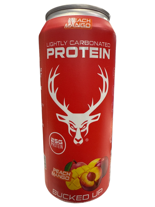 Bucked Up Lightly Carbonated Protein Peach Mango Flavoured 473ML - U.S Edition - www.Shopthatapp.com