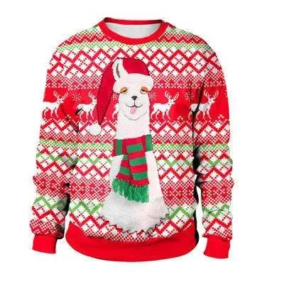 Ugly Christmas Sweater For gift Santa Deer Elf Funny Pullover - www.Shopthatapp.com