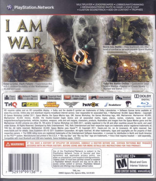 WARHAMMER 40,000 - SPACE MARINE (usagé) - www.Shopthatapp.com