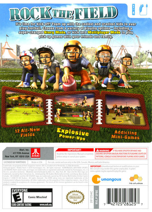 Backyard Sports: Rookie Rush (usagé) - www.Shopthatapp.com