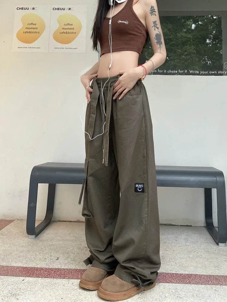 Unisex Hip Hop Retro Multi Pocket Cargo Pants For Men And Women - www.Shopthatapp.com