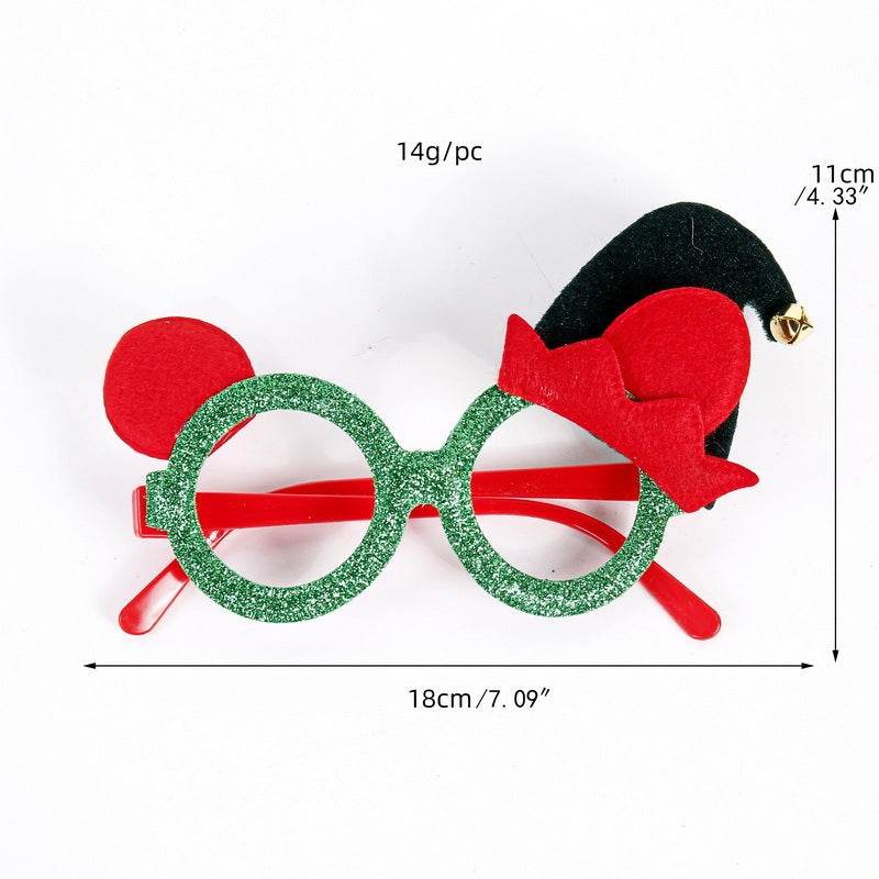 Christmas Creative Party Gathering Dress Up Glasses - www.Shopthatapp.com