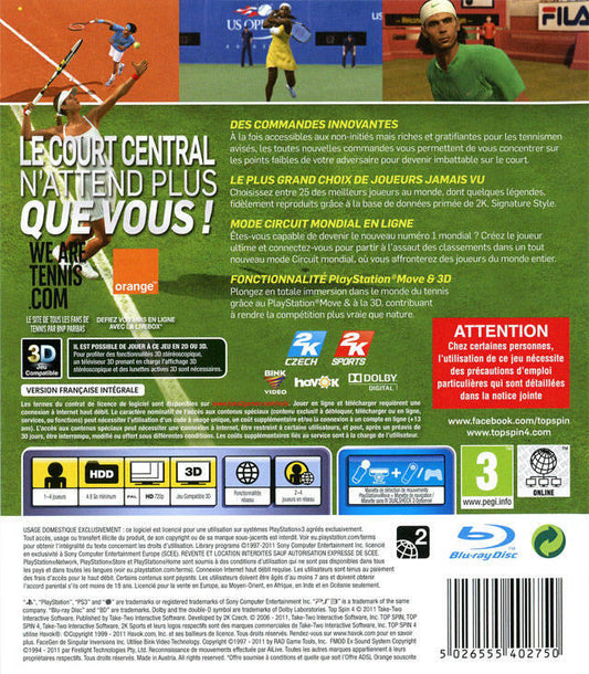 Top Spin 4 (usagé) - www.Shopthatapp.com