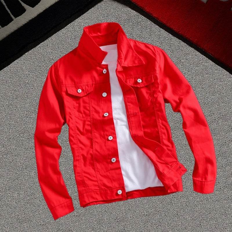 Denim jacket men Jeans - www.Shopthatapp.com