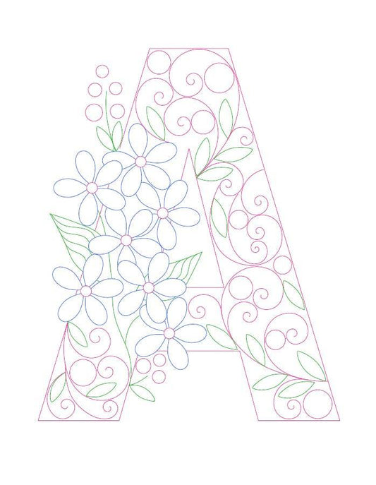 Paper Filigree Painting Kit - Letters - www.Shopthatapp.com