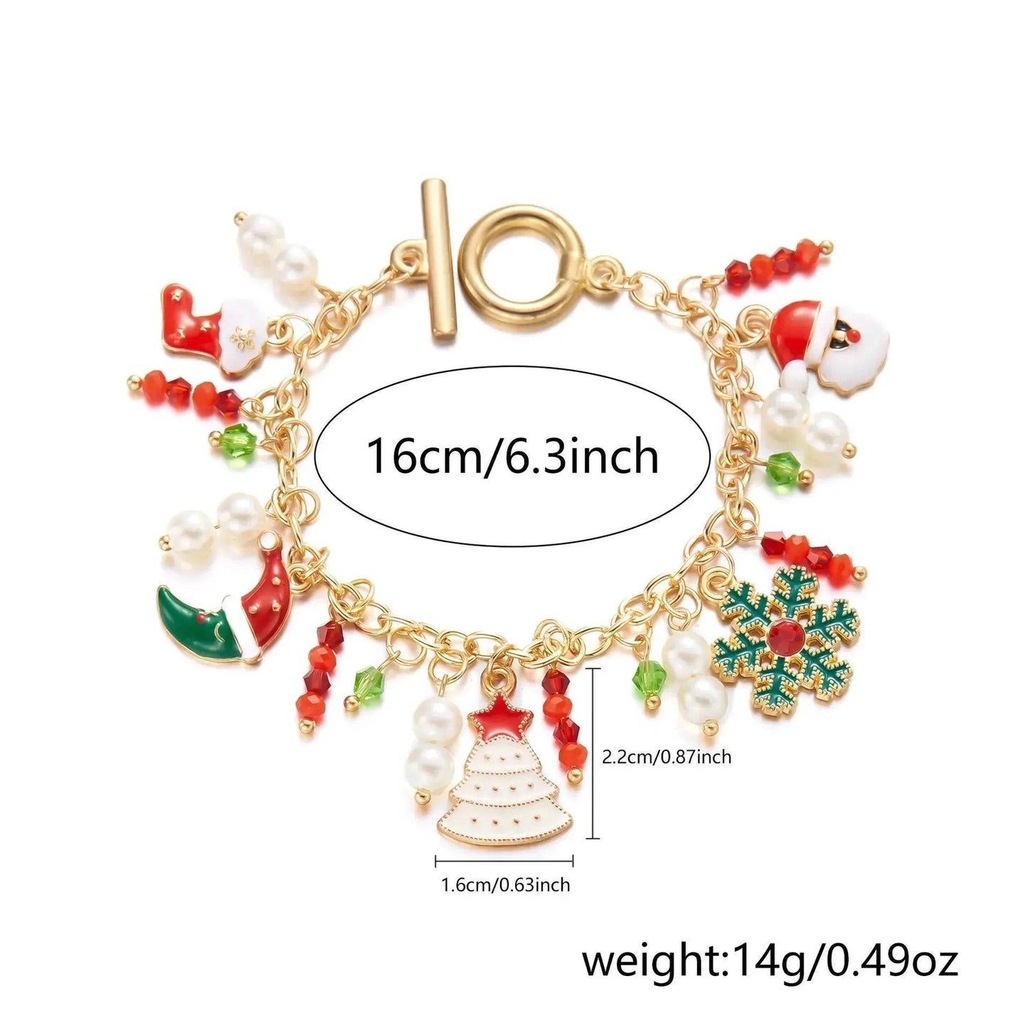 Christmas advent charm bracelet Nutcracker Charm Bracelet - www.Shopthatapp.com